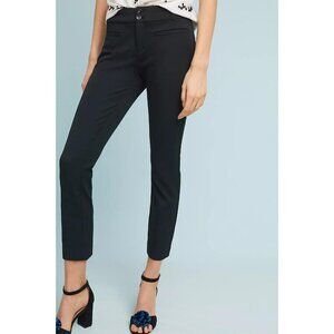 Anthropologie Black The Essencial  Slim Fit Trosers  Women's Size 4